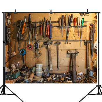 Photography Background Old Tools Wood Shelf Workshop Children Backdrop Studio Photobooth Props Photocall Customize
Photography Background Old Tools Wood Shelf Workshop Children Backdrop Studio Photobooth Props Photocall Customize