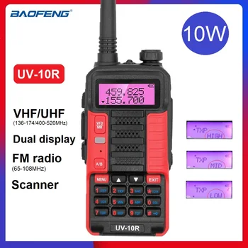 2020 New Baofeng UV-10R Powerfu Walkie Talkie 10W Two Way VHF UHF Radio Scanner Transceiver Ham Radio Amateur USB Charging UV-5R
2020 New Baofeng UV-10R Powerfu Walkie Talkie 10W Two Way VHF UHF Radio Scanner Transceiver Ham Radio Amateur USB Charging UV-5R