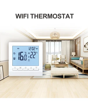 Myuet ME83 Wifi Smart Heating Thermostat LCD Display Memory Function Floor Heating System Electric/Water Temperature Controller
Myuet ME83 Wifi Smart Heating Thermostat LCD Display Memory Function Floor Heating System Electric/Water Temperature Controller