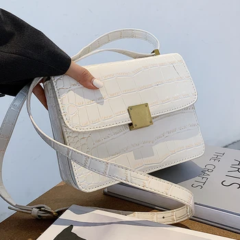 Crocodile pattern Flap Crossbody bag 2020 New High quality PU Leather Women's Designer Handbag Travel Shoulder Messenger Bag
Crocodile pattern Flap Crossbody bag 2020 New High quality PU Leather Women's Designer Handbag Travel Shoulder Messenger Bag