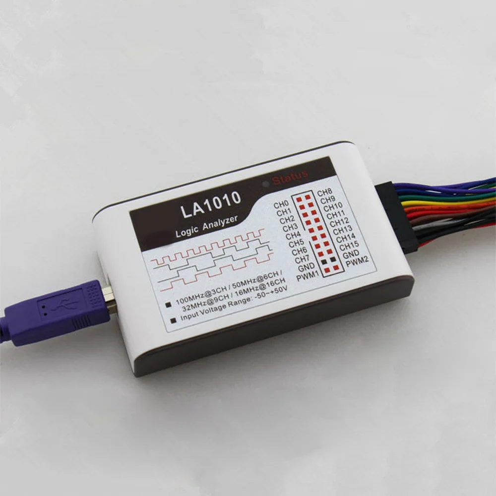 26* LA1010 USB Logic Analyzer 16 Channel PWM Output Adjustable 150mA Replacement
26* LA1010 USB Logic Analyzer 16 Channel PWM Output Adjustable 150mA Replacement