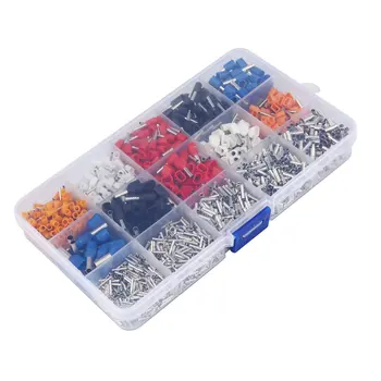 2340pcs/set Car Cable Wire Electrical Tube Terminal Connectors Box Mixed 15 Models Ferrule Kit Crimp Terminal Cord Wire Tube Box
2340pcs/set Car Cable Wire Electrical Tube Terminal Connectors Box Mixed 15 Models Ferrule Kit Crimp Terminal Cord Wire Tube Box