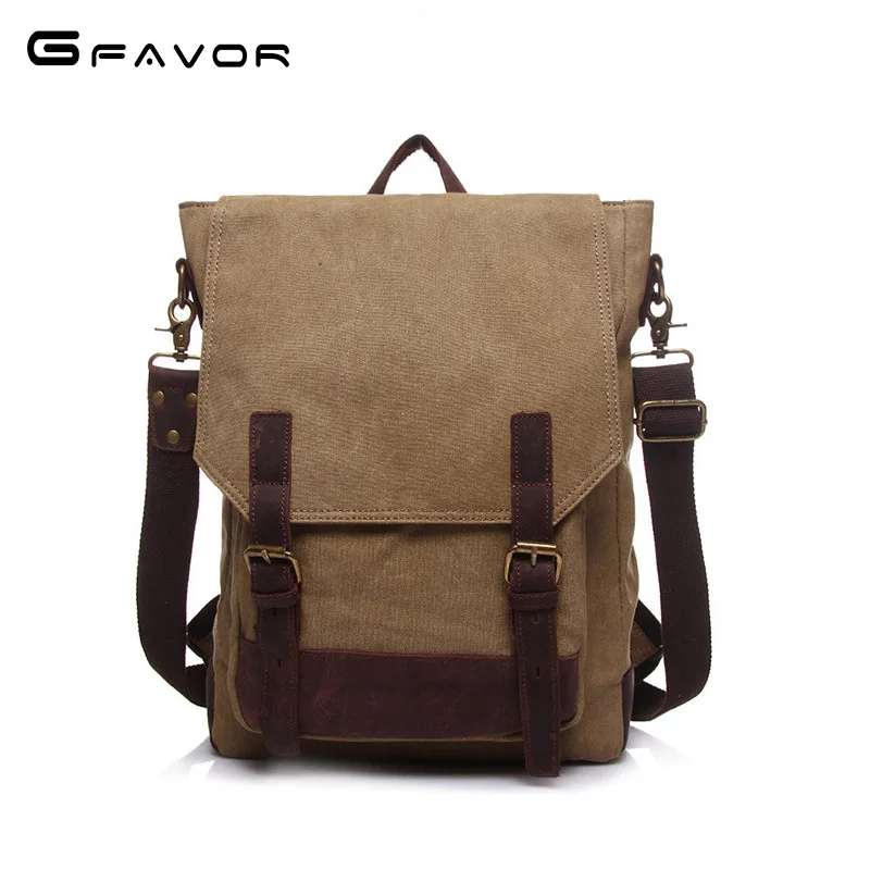 SOURCE Cloth Bag Canvas with Leather Europe And America Retro Student Backpack-One-Shoulder Casual Backpack
SOURCE Cloth Bag Canvas with Leather Europe And America Retro Student Backpack-One-Shoulder Casual Backpack