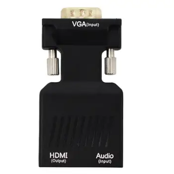 VGA to HDMI Adapter, with Audio/1080p Video Output,VGA to HDMI (Male to Female) Converter for Monitor,Computer Laptop,Projector
VGA to HDMI Adapter, with Audio/1080p Video Output,VGA to HDMI (Male to Female) Converter for Monitor,Computer Laptop,Projector