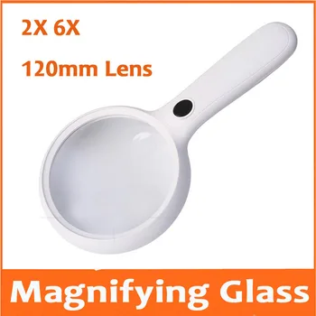 2X 6X Children Educational Toys Gift Illuminated Handheld Old Man Reading Magnifier Loupe Magnifying Glass with 14pcs LED Lamps
2X 6X Children Educational Toys Gift Illuminated Handheld Old Man Reading Magnifier Loupe Magnifying Glass with 14pcs LED Lamps