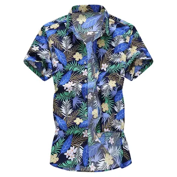2020 Summer Casual Man Shirt Beach Fashion Men Slim Loose Hawaii Short Sleeve Printed Turn-down Collar Shirt Tops #4.2
2020 Summer Casual Man Shirt Beach Fashion Men Slim Loose Hawaii Short Sleeve Printed Turn-down Collar Shirt Tops #4.2