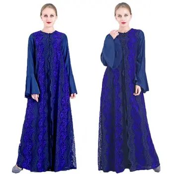 Ramadan Dubai Abaya Lace Long Maxi Dress Muslim Women Party Gown Turkey Abayas Islamic Clothing Jilbab Vintage Robe Arab Kaftan 
Ramadan Dubai Abaya Lace Long Maxi Dress Muslim Women Party Gown Turkey Abayas Islamic Clothing Jilbab Vintage Robe Arab Kaftan