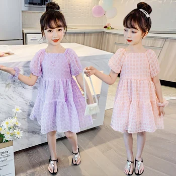 Summer Girls Dresses Teen Girl Retro princess Puff Sleeve Dress Kids Birthday Party Vestidos Teenage Girls Frocks 9 10 12 13 Yrs
Summer Girls Dresses Teen Girl Retro princess Puff Sleeve Dress Kids Birthday Party Vestidos Teenage Girls Frocks 9 10 12 13 Yrs