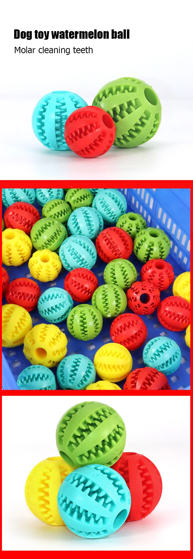 Dog Toy Ball, Nontoxic Bite Resistant Toy Ball for Pet Dogs Puppy Cat, Dog Pet Food Treat Feeder Chew Tooth Cleaning Ball Dog Toy Ball, Nontoxic Bite Resistant Toy Ball for Pet Dogs Puppy Cat, Dog Pet Food Treat Feeder Chew Tooth Cleaning Ball