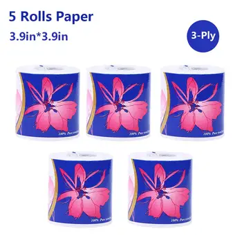5 Roll Three Layer Toilet Tissue Home Bath Toilet Roll Paper Silky Smooth Soft Toilet Paper Skin-friendly Paper Towels New
5 Roll Three Layer Toilet Tissue Home Bath Toilet Roll Paper Silky Smooth Soft Toilet Paper Skin-friendly Paper Towels New
