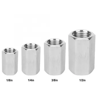 Stainless Steel BSPP Female Thread Hex Nut Rod Adapter Fitting for Water Pipe Connection High Quality
Stainless Steel BSPP Female Thread Hex Nut Rod Adapter Fitting for Water Pipe Connection High Quality