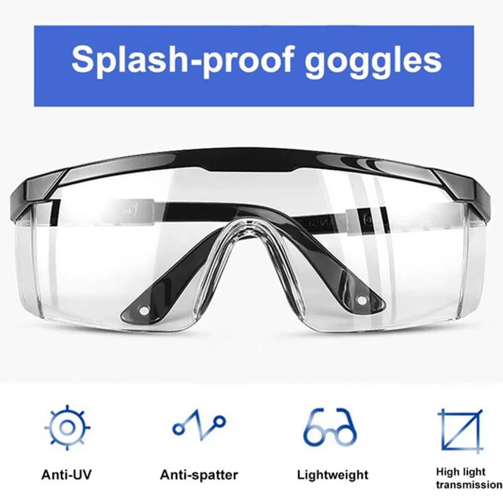 Safety Glasses Anti virus Anti-shock PC Lens Goggles Anti-splash Anti-UV Windproof Riding Protective Glasses Working Eyewear
Safety Glasses Anti virus Anti-shock PC Lens Goggles Anti-splash Anti-UV Windproof Riding Protective Glasses Working Eyewear