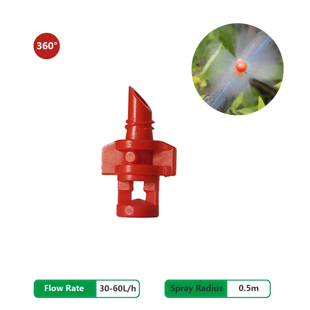 20pcs 90 180 360 Degrees Refraction Spray Nozzle Garden Watering Irrigation Flower Greenhouse Sprayer
20pcs 90 180 360 Degrees Refraction Spray Nozzle Garden Watering Irrigation Flower Greenhouse Sprayer