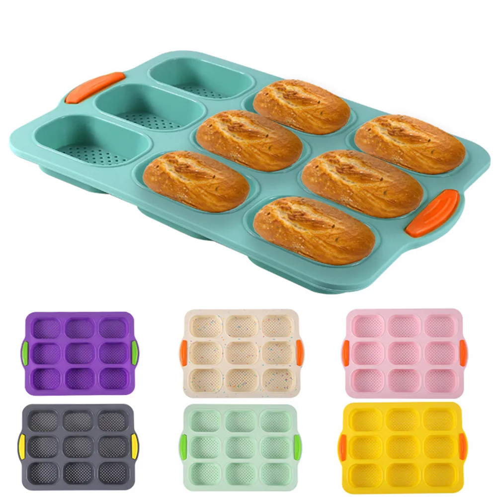 Silicone Cake Mould Baguette Pan Nonstick French Bread Tray Baking Form Mold Loaf Muffin Toast Pans Bakeware Kitchen Homemade
Silicone Cake Mould Baguette Pan Nonstick French Bread Tray Baking Form Mold Loaf Muffin Toast Pans Bakeware Kitchen Homemade