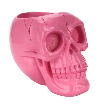 Creative Pink Skull Head Makeup Brush Pot Resin Pen Holder Pencil Storage Container Desktop Stationery Organizer Ornaments
Creative Pink Skull Head Makeup Brush Pot Resin Pen Holder Pencil Storage Container Desktop Stationery Organizer Ornaments
