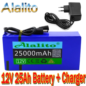 High quality super rechargeable portable 12v 25Ah lithium ion battery pack DC 12.6V 25000mAh battery with US EU plug
High quality super rechargeable portable 12v 25Ah lithium ion battery pack DC 12.6V 25000mAh battery with US EU plug