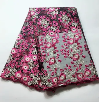 Floral Embroidered African mesh Lace Fabric 5Yards High quality French Nigerian Net Tull Lace Fabric For Wedding Dress
Floral Embroidered African mesh Lace Fabric 5Yards High quality French Nigerian Net Tull Lace Fabric For Wedding Dress