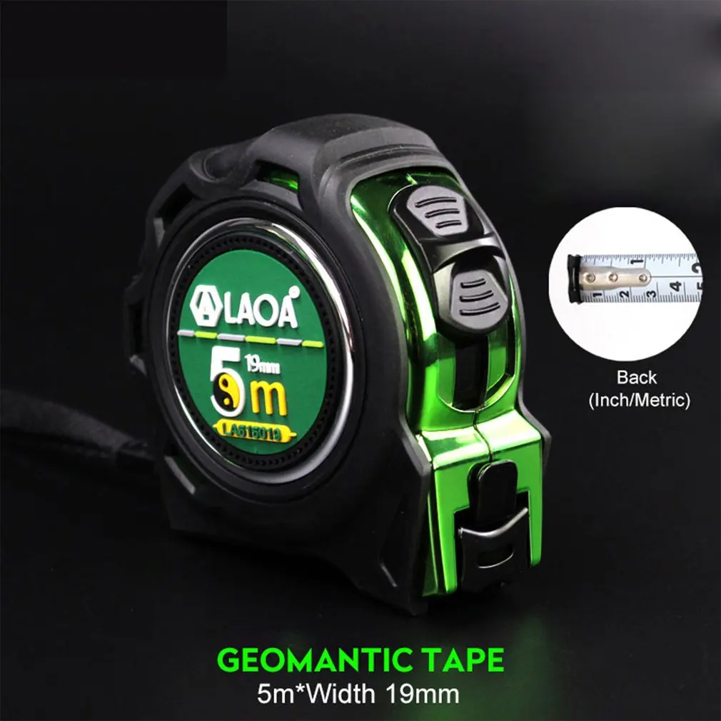 LAOA Double-sided Mn Steel Measure Tape Geomantic Tapes Inch/Metric Type Tapeline Woodworking Measuring Tools
LAOA Double-sided Mn Steel Measure Tape Geomantic Tapes Inch/Metric Type Tapeline Woodworking Measuring Tools