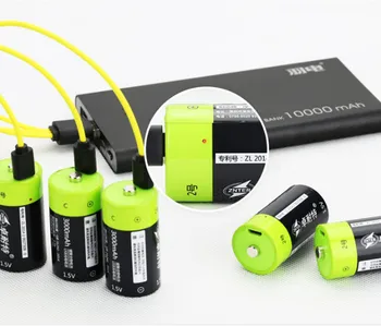 ZNTER 3000mAh 1.5V rechargeable battery C size USB rechargeable lithium polymer battery with Micro USB cable for fast charging
ZNTER 3000mAh 1.5V rechargeable battery C size USB rechargeable lithium polymer battery with Micro USB cable for fast charging