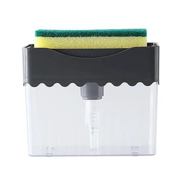Soap Pump Dispenser and Sponge Holder with 1 Cleaning Sponges for Kitchen Sink Dish Bowl Washing, Dark Green
Soap Pump Dispenser and Sponge Holder with 1 Cleaning Sponges for Kitchen Sink Dish Bowl Washing, Dark Green