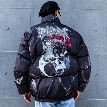 2020 Stand Collar Cotton-Padded Clothes Men's Thicken Model Cotton-Padded Warm Jacket European and American Smoke Printed Coat 
2020 Stand Collar Cotton-Padded Clothes Men's Thicken Model Cotton-Padded Warm Jacket European and American Smoke Printed Coat