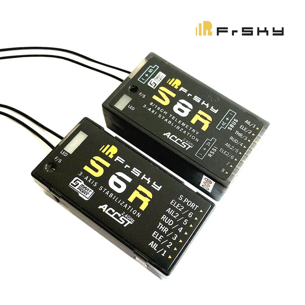 Frsky STK S6R 6CH/ S8R 8CH 2 4G 6CH приемник ACCST с 3 осевая стабилизация и умный Порты разъёмы телеметрии аэрокамера для