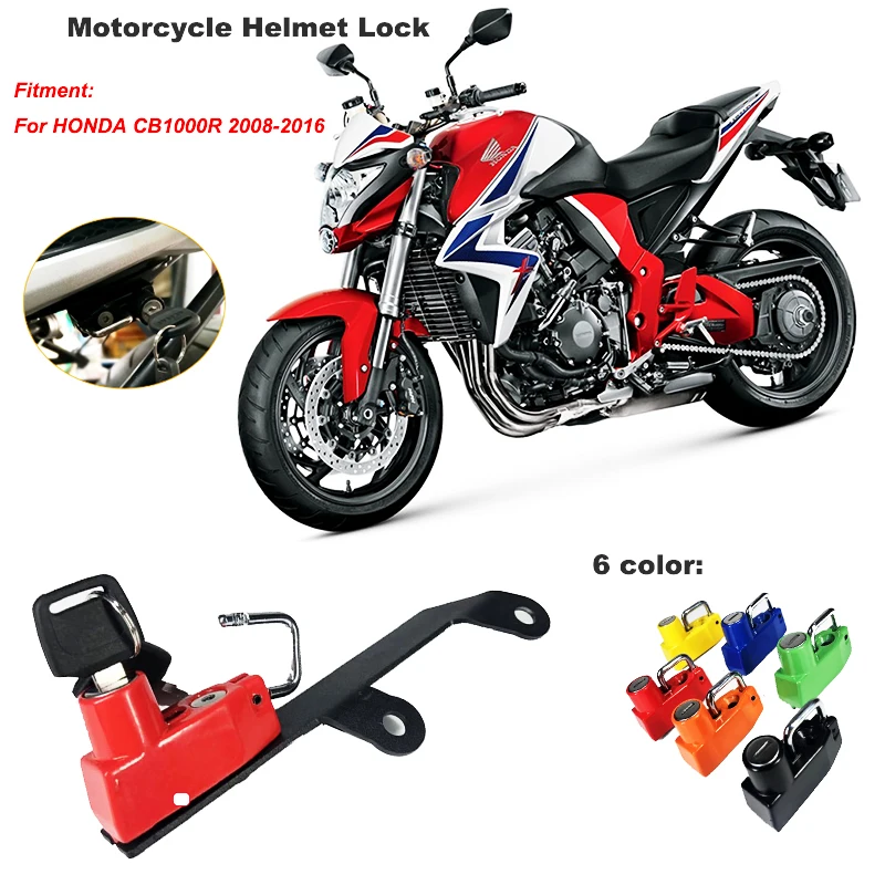 6 color Motorcycle Helmet Lock Mount Hook Side Anti-theft Security fit for Honda CB1000 R CB1000R 2008 -2016 2013 2014 2015
6 color Motorcycle Helmet Lock Mount Hook Side Anti-theft Security fit for Honda CB1000 R CB1000R 2008 -2016 2013 2014 2015