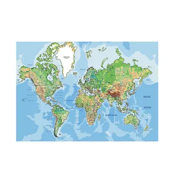 World Map Pattern Tablecloth Fabric Waterproof Polyester Smooth Practicality Decorative Dark Green and Blue
World Map Pattern Tablecloth Fabric Waterproof Polyester Smooth Practicality Decorative Dark Green and Blue