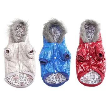 Pet Pu Dirty Hooded Cotton Winter Fur Collar Medium And Small Dog Warm Coat Gray* 
Pet Pu Dirty Hooded Cotton Winter Fur Collar Medium And Small Dog Warm Coat Gray*