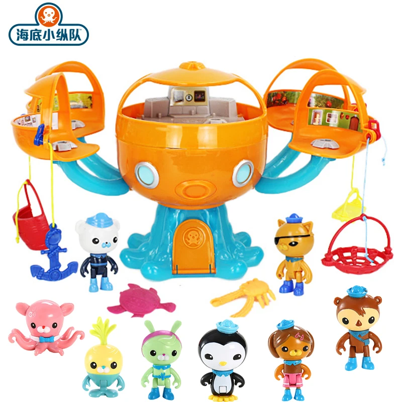 Octonauts игрушечный форт Octopus Barnacles Kwazii песо даши экшн-фигурка звуковая подводная