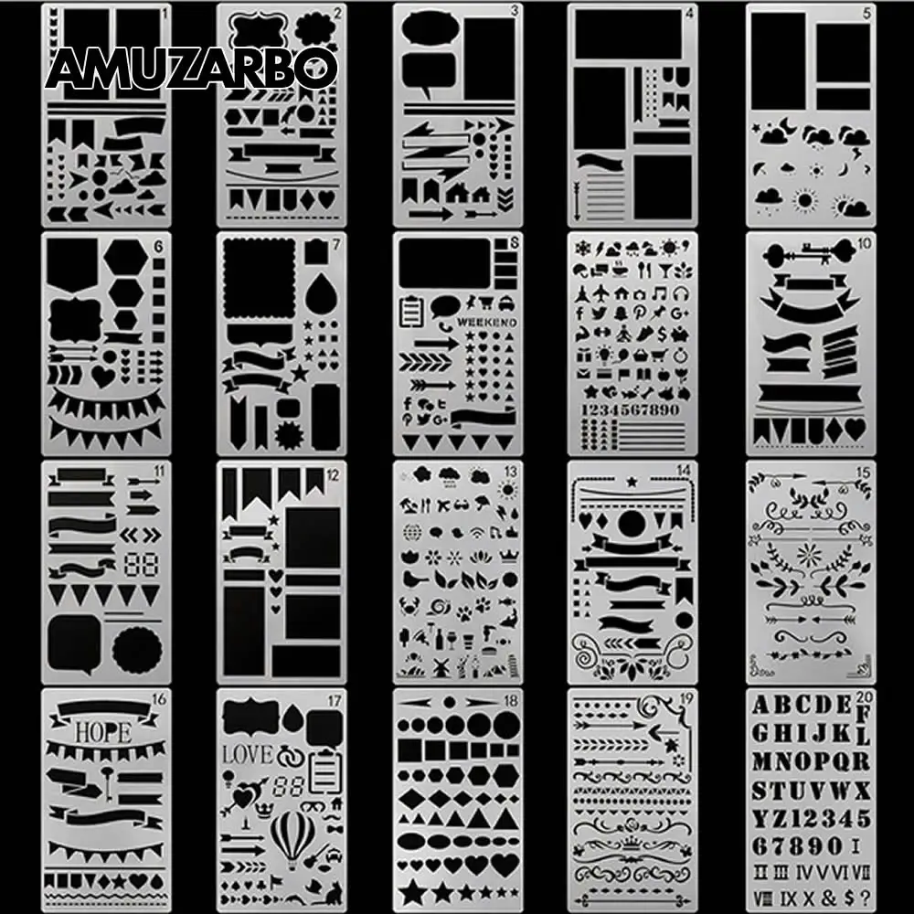 Creative Painting Template Hand Account DIY Album Theme Lace Ruler Drawing Board Stencil Decoration Tools
Creative Painting Template Hand Account DIY Album Theme Lace Ruler Drawing Board Stencil Decoration Tools
