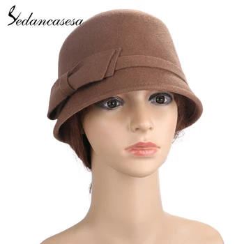Sedancasesa Female Cloche Hat Winter Australia Wool Vintage French Bowler Sombrero Hats Fedora Wool Hat For Women FW061019
Sedancasesa Female Cloche Hat Winter Australia Wool Vintage French Bowler Sombrero Hats Fedora Wool Hat For Women FW061019