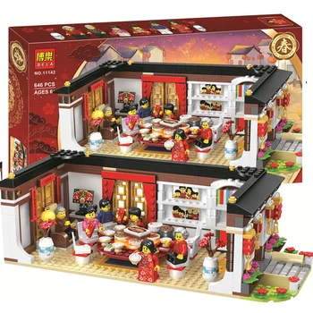 NEW 46001 Creative Toys Lepining 80101 Chinese New Years Eve Dinner Set Building Blocks Bricks Chinese Architecture Kid Toys
NEW 46001 Creative Toys Lepining 80101 Chinese New Years Eve Dinner Set Building Blocks Bricks Chinese Architecture Kid Toys