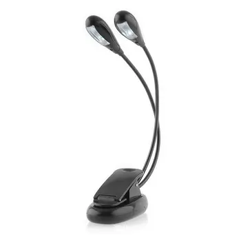 Portable Double Head Clip-On Battery Power Supply 4 LEDs Reading Light Desk Lamp Clip Type Lightweight
Portable Double Head Clip-On Battery Power Supply 4 LEDs Reading Light Desk Lamp Clip Type Lightweight