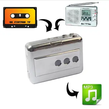 New USB 2.0 Cassette Capture Player Tape to PC Portable Cassette-to-MP3 Converter Capture Support Wave MP3 XP/Vista/7/8
New USB 2.0 Cassette Capture Player Tape to PC Portable Cassette-to-MP3 Converter Capture Support Wave MP3 XP/Vista/7/8