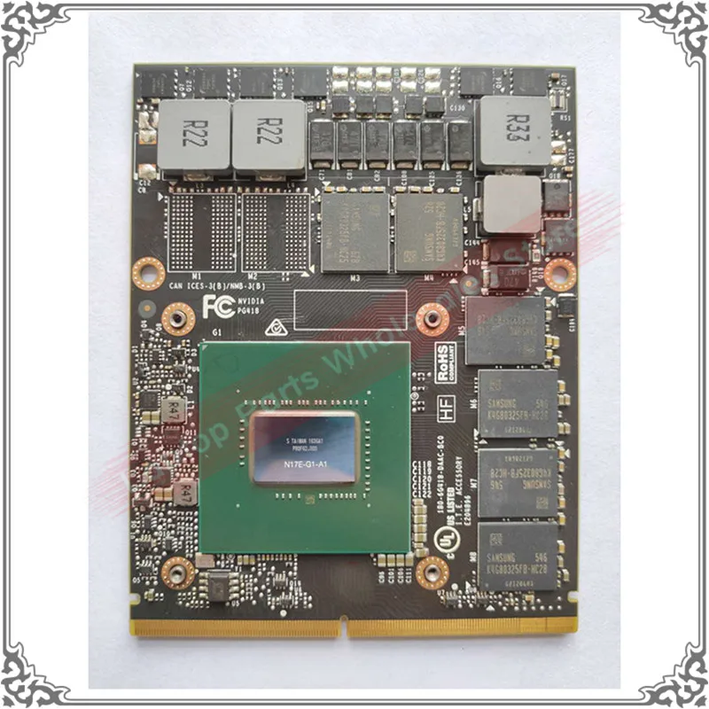 

Original GTX1060M GTX 1060M 6GB Video Card N17E-G1-A1 For MSI GT72 GT73 For Clevo P755 P750 For Dell M17X R5 M18X Graphics Card