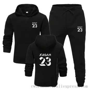 2 Pieces Sets Tracksuit Men 23 Letter Hooded Sweatshirt+pants Pullover Hoodie Sportwear Suit Ropa Hombre Casual Men Clothes
2 Pieces Sets Tracksuit Men 23 Letter Hooded Sweatshirt+pants Pullover Hoodie Sportwear Suit Ropa Hombre Casual Men Clothes