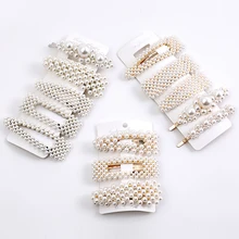5 Pieces Pearl Hairpin Women's Fashion Soft Pearl Hairpin Hair Stick Girl Hair Clip Hair Clip Set Hair Accessories Jewellery
5 Pieces Pearl Hairpin Women's Fashion Soft Pearl Hairpin Hair Stick Girl Hair Clip Hair Clip Set Hair Accessories Jewellery
