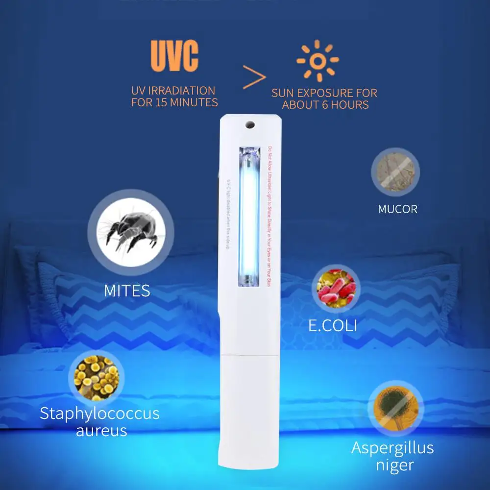 Energy Conservation Sterilizer Lamp Mask UVC Portable Anti Virus Lamp Protection Health Disinfection Clean Family DIY USB
Energy Conservation Sterilizer Lamp Mask UVC Portable Anti Virus Lamp Protection Health Disinfection Clean Family DIY USB