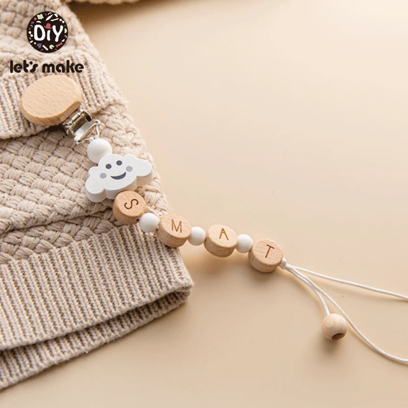 Let's Make Baby Pacifier 1PC Pacifier Chain Wooden Cloud Beads Beech Wooden Clip Geometric Baby Wood Teether Tiny Rod Dummy Clip
Let's Make Baby Pacifier 1PC Pacifier Chain Wooden Cloud Beads Beech Wooden Clip Geometric Baby Wood Teether Tiny Rod Dummy Clip