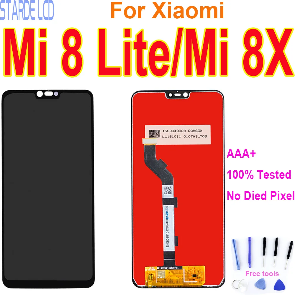 6.26" LCD Display For Xiaomi Mi 8 Lite Mi 8X Touch Screen Digitizer Assembly With Frame Replacement Repair Parts Dropshipping
6.26" LCD Display For Xiaomi Mi 8 Lite Mi 8X Touch Screen Digitizer Assembly With Frame Replacement Repair Parts Dropshipping