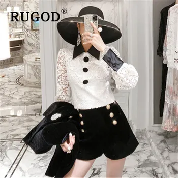RUGOD Puff Sleeve Lace Blouse Women Blouses Long Sleeve Elegant Top Korean Fashion Clothing Woman Shirts Embroidery Casual Shirt
RUGOD Puff Sleeve Lace Blouse Women Blouses Long Sleeve Elegant Top Korean Fashion Clothing Woman Shirts Embroidery Casual Shirt