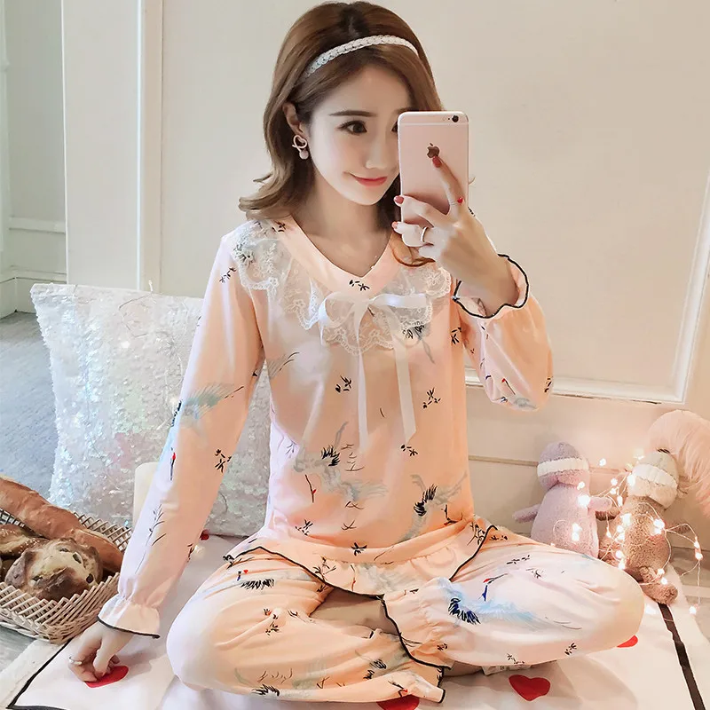 According to Feminine Price Control Minimum 49 Spring And Autumn Lace Women's Long Sleeve Pajamas Cute Princess Style Set M -Xx
According to Feminine Price Control Minimum 49 Spring And Autumn Lace Women's Long Sleeve Pajamas Cute Princess Style Set M -Xx