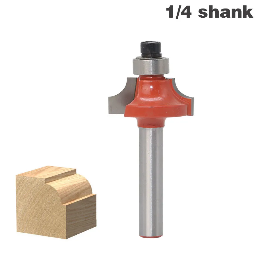 1pcs 1/4 Shank Milling Cutter Woodwork Round Over Beading Edging Router Bit Radius Wood Router Bit CNC Tools Solid Woodworking
1pcs 1/4 Shank Milling Cutter Woodwork Round Over Beading Edging Router Bit Radius Wood Router Bit CNC Tools Solid Woodworking