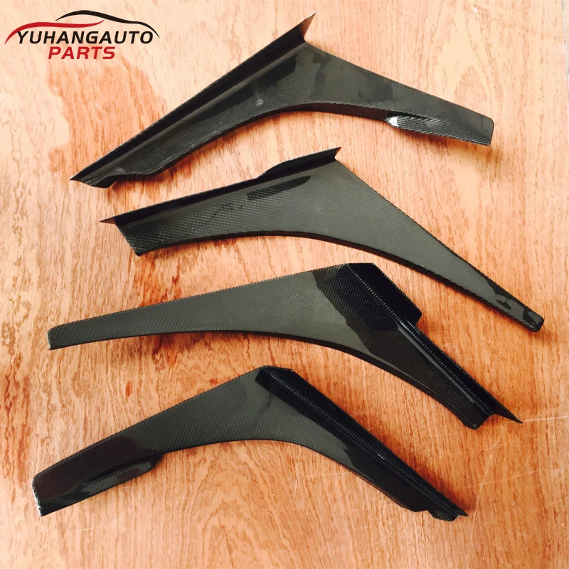 CARBON FIBER VOLTEX CYBER EVO STYLE CANARDS FOR EVOLUTION EVO 7 8 9 LANCER MR