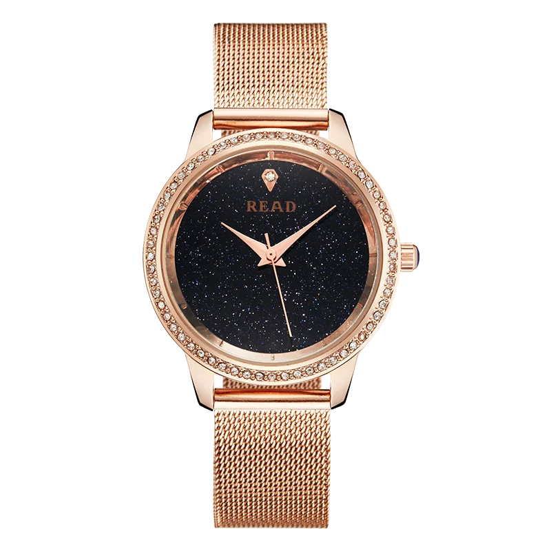 READ Brand Luxury Ladies Watch Mesh Steel Strap Wristwatch Casual Women Watch Fashion Waterproof Female Clock Relojes Para Mujer 
READ Brand Luxury Ladies Watch Mesh Steel Strap Wristwatch Casual Women Watch Fashion Waterproof Female Clock Relojes Para Mujer