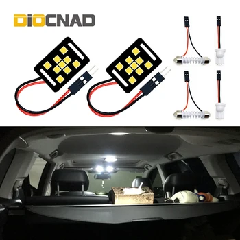 2x Festoon C5W T10 W5W LED Panel Light For toyota corolla chr auris yaris rav4 hilux avensis t25 fj land cruiser 100 wish camry