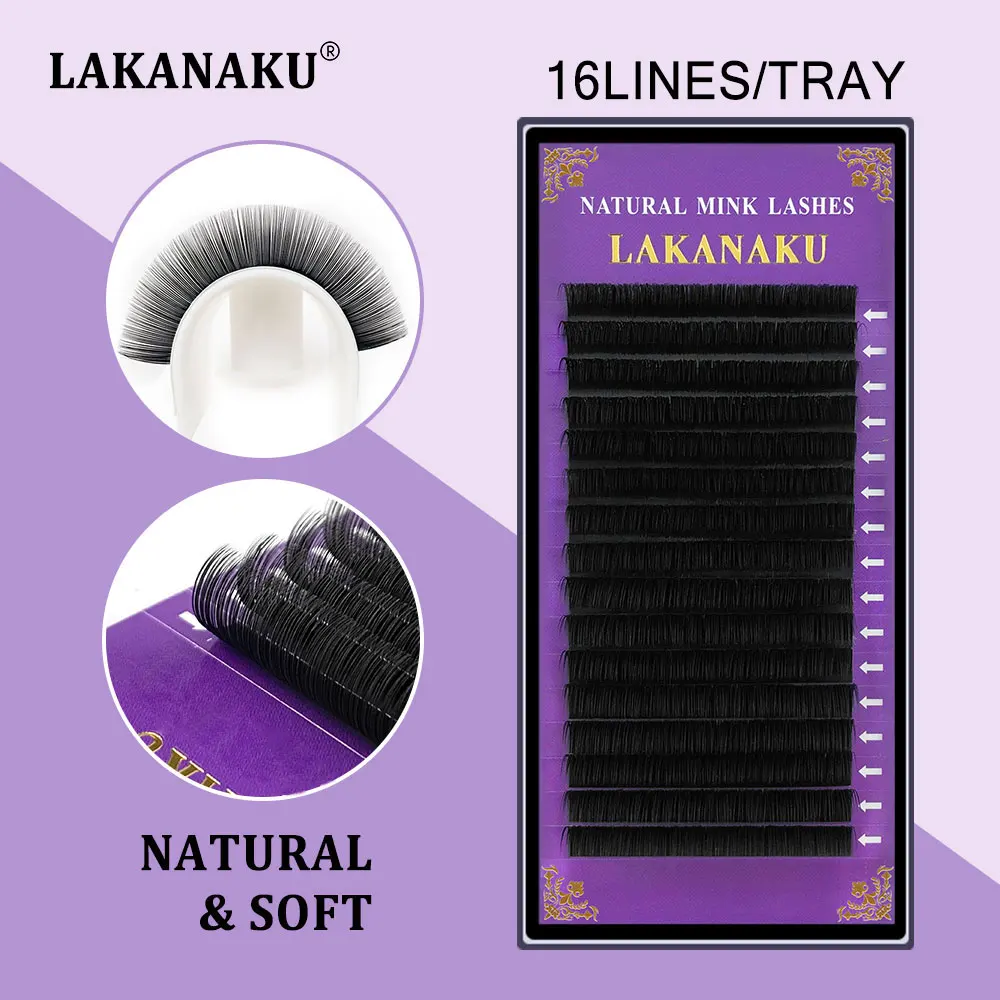 LAKANAKU Individual Eyelashes C CC D Private label mink eyelash extensions Mink Classic Eyelash Lash Extension Makeup
LAKANAKU Individual Eyelashes C CC D Private label mink eyelash extensions Mink Classic Eyelash Lash Extension Makeup