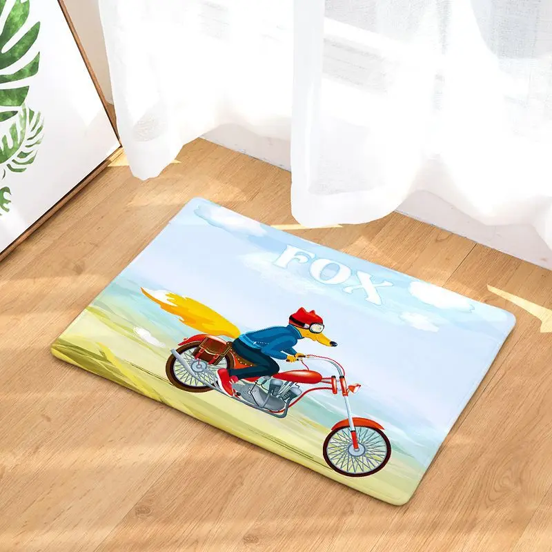 Home Textile Flannel Mats Cartoon Wolf Printed Surprise Gift Doormats Area Rug Kitchen Anti-slip Carpet Bathroom Pad Mats
Home Textile Flannel Mats Cartoon Wolf Printed Surprise Gift Doormats Area Rug Kitchen Anti-slip Carpet Bathroom Pad Mats