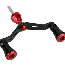 110mm Super Power Spinning Reel Handle Grip Carbon Fiber Double Handles Gripper Aluminum Alloy Fishing Reel Handle Tackle Pesca
110mm Super Power Spinning Reel Handle Grip Carbon Fiber Double Handles Gripper Aluminum Alloy Fishing Reel Handle Tackle Pesca